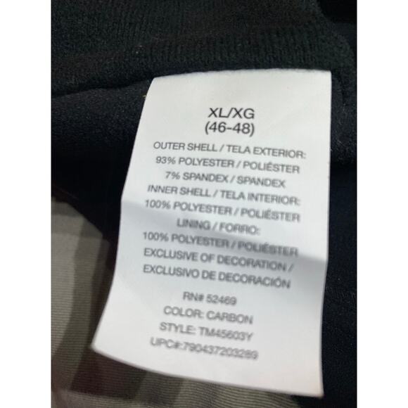 Sharp Looking Carbon Black Free Tech Jacket XL 46-48 Polyester/ Spandex no hood - Picture 8 of 9